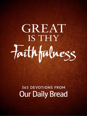 cover image of Great Is Thy Faithfulness